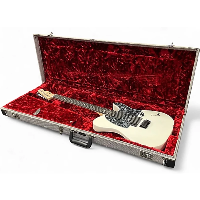 Used Fender Jim Root Signature Telecaster White Solid Body Electric Guitar