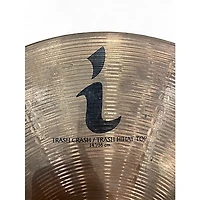 Used Zildjian 14in I trash crash / trash hihat top Cymbal