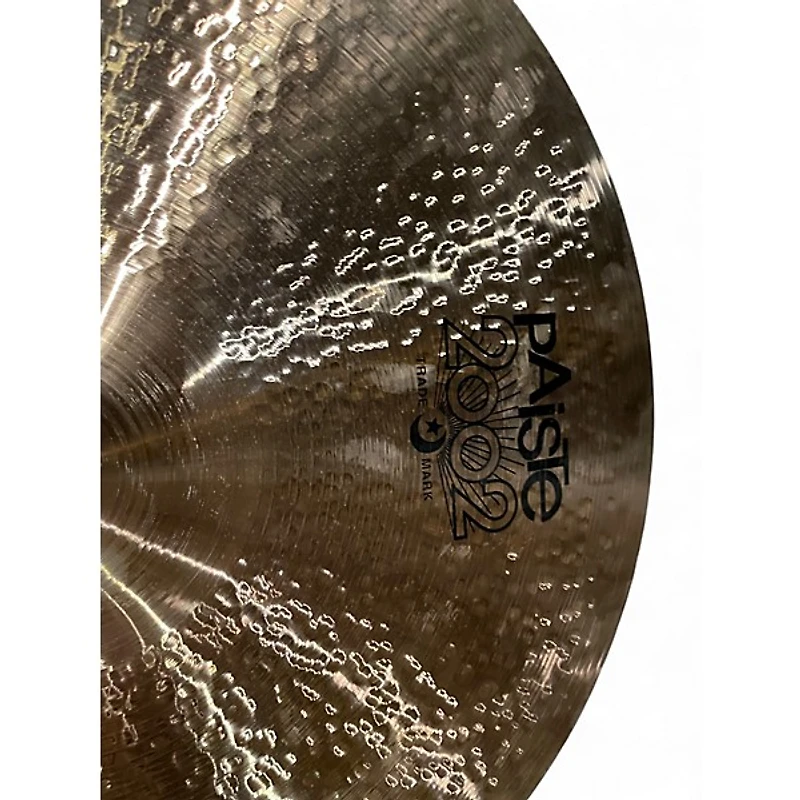 Used Paiste 20in 2002 Big Beat Ride Cymbal