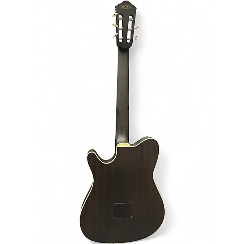 Used Ibanez TOD10N Tim Henson Black Classical Acoustic Electric Guitar