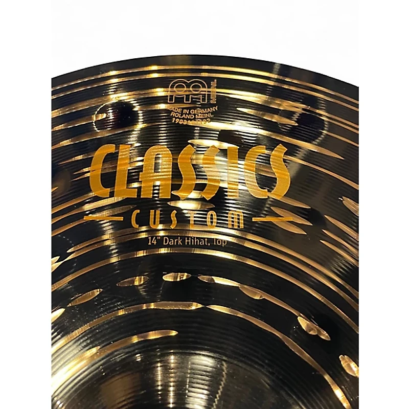 Used MEINL 14in Dark Hi Hat Top Cymbal