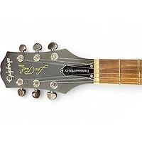 Used Epiphone Les Paul Traditional Pro IV worn pacific blue Solid Body Electric Guitar