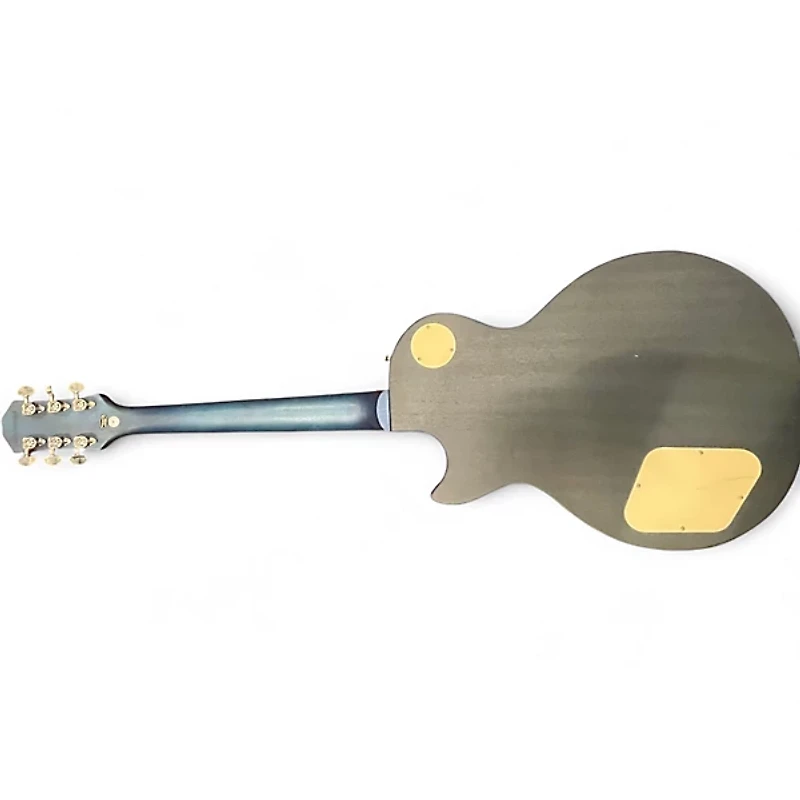 Used Epiphone Les Paul Traditional Pro IV worn pacific blue Solid Body Electric Guitar