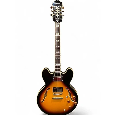 Used Epiphone Sheraton II Vintage Sunburst Hollow Body Electric Guitar