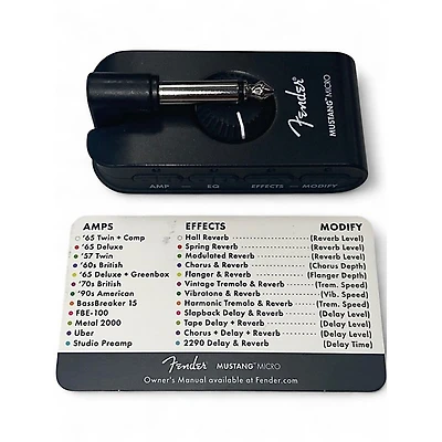 Used Fender MUSTANG MICRO Battery Powered Amp