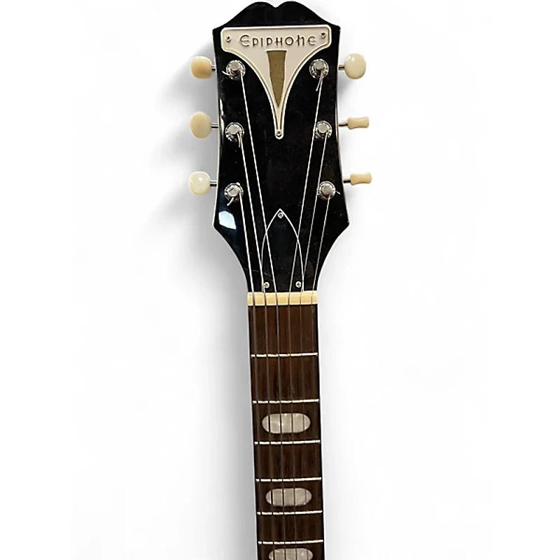 Used Epiphone 50th Anniversary 1962 Reissue Crestwood Custom White Solid Body Electric Guitar