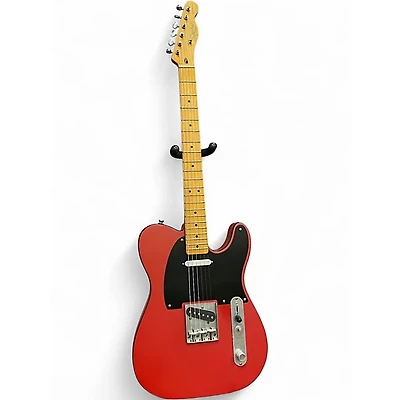 Used Squier 40th anniversary telecaster Red Solid Body Electric Guitar