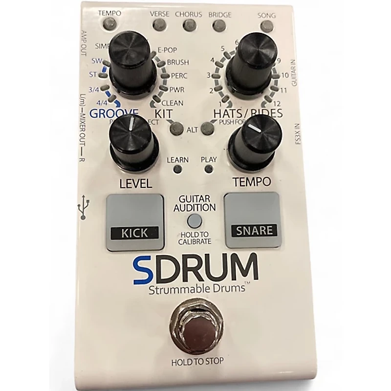 Used DigiTech SDRUM Auto-Drummer Pedal