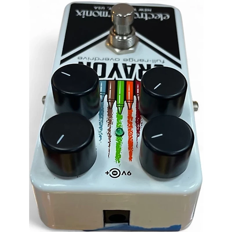 Used Electro-Harmonix Crayon Full Range Overdrive Effect Pedal