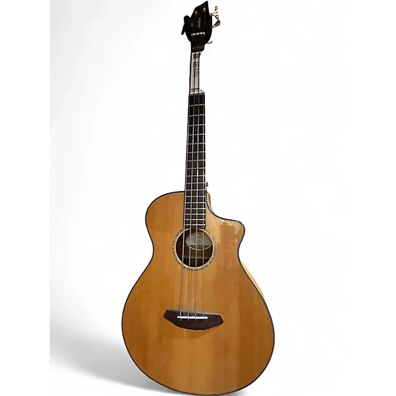 Used Breedlove PURSUIT BASS Natural Acoustic Bass Guitar