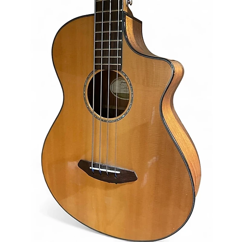 Used Breedlove PURSUIT BASS Natural Acoustic Bass Guitar