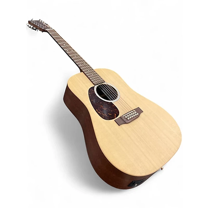 Used Martin D-X2E Natural 12 String Acoustic Electric Guitar