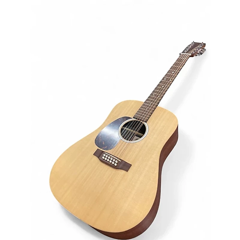 Used Martin D-X2E Natural 12 String Acoustic Electric Guitar