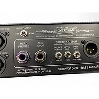 Used MESA/Boogie SUBWAY D800 Bass Amp Head