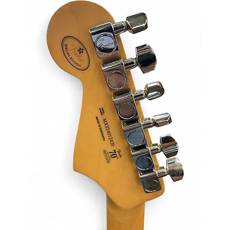 Used Fender Special Edition Player Stratocaster Black Solid Body Electric Guitar