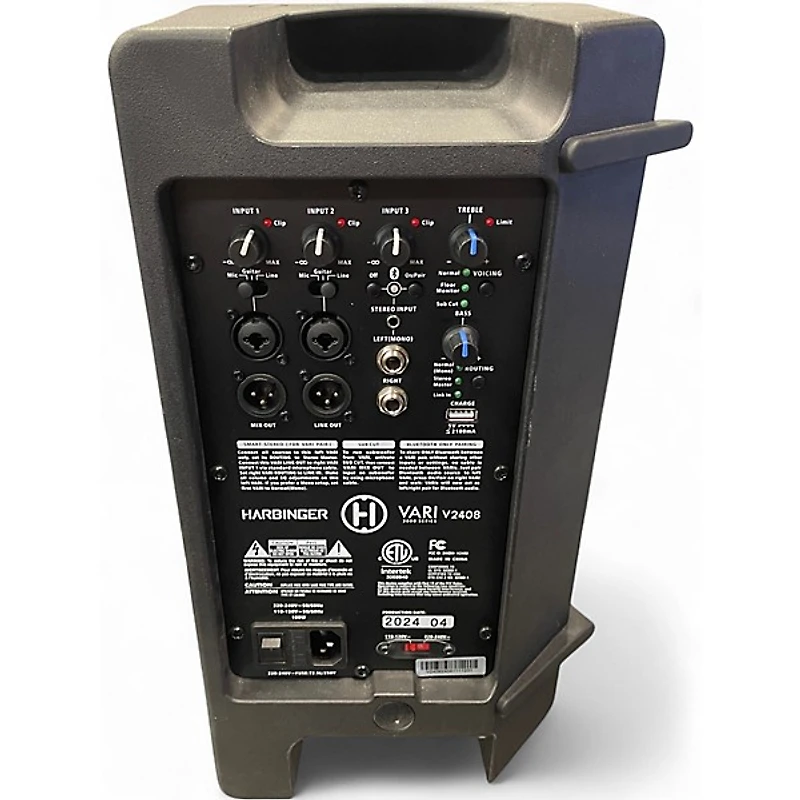 Used Harbinger V2408 Powered Speaker