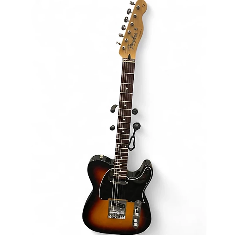 Used Fender Deluxe Nashville Telecaster 2 Tone Sunburst Solid Body Electric Guitar