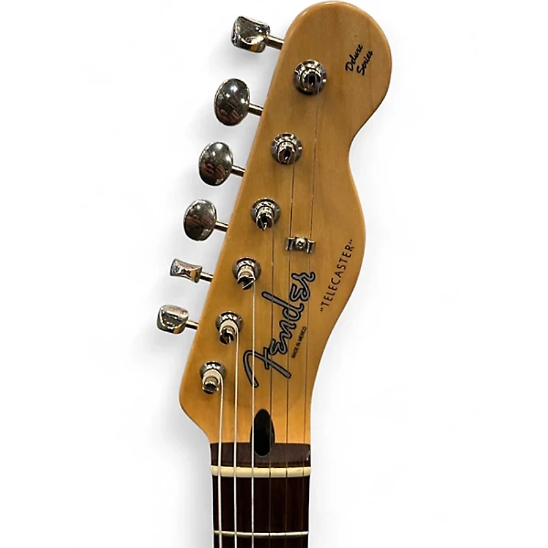 Used Fender Deluxe Nashville Telecaster 2 Tone Sunburst Solid Body Electric Guitar