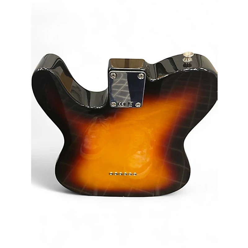 Used Fender Deluxe Nashville Telecaster 2 Tone Sunburst Solid Body Electric Guitar