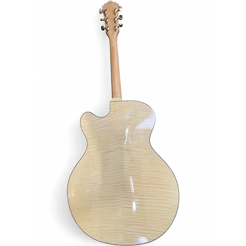 Used Washburn J6S Natural Hollow Body Electric Guitar