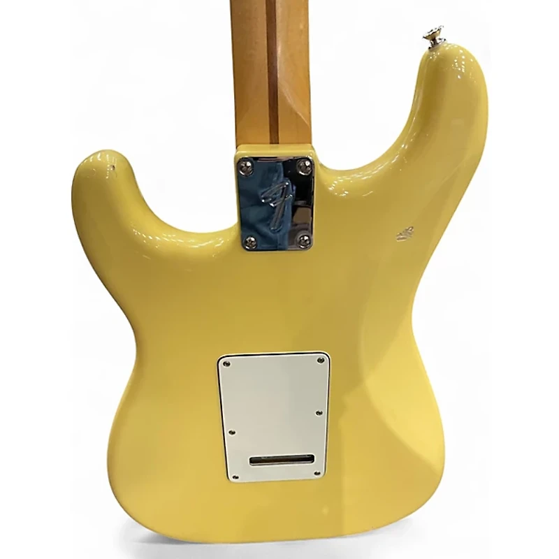 Used Fender Player Stratocaster Yellow Solid Body Electric Guitar