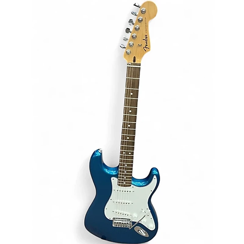 Used Fender Standard Stratocaster Metallic Aqua Marine Solid Body Electric Guitar