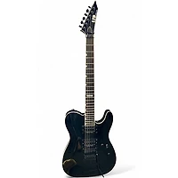 Used ESP LTD ECLIPSE CUSTOM Black Solid Body Electric Guitar