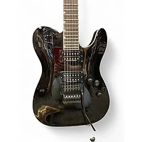 Used ESP LTD ECLIPSE CUSTOM Black Solid Body Electric Guitar