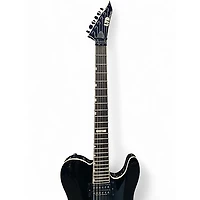 Used ESP LTD ECLIPSE CUSTOM Black Solid Body Electric Guitar