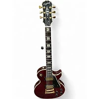 Used Epiphone Les Paul Custom Red Solid Body Electric Guitar