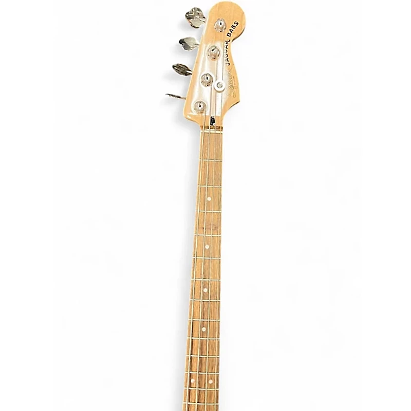Used Squier JAGUAR BASS BLACK Electric Bass Guitar