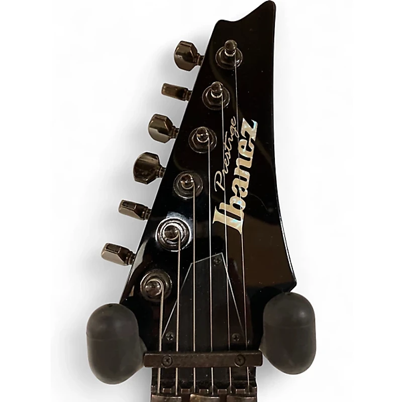 Used Ibanez PRESTIGE RG1570 Black Solid Body Electric Guitar