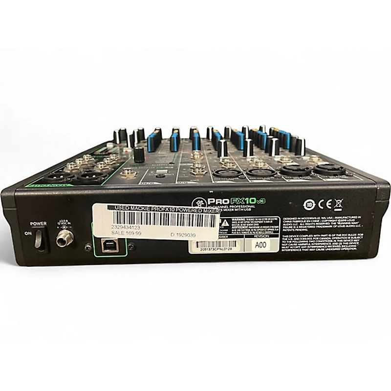Used Mackie PROFX10 Powered Mixer