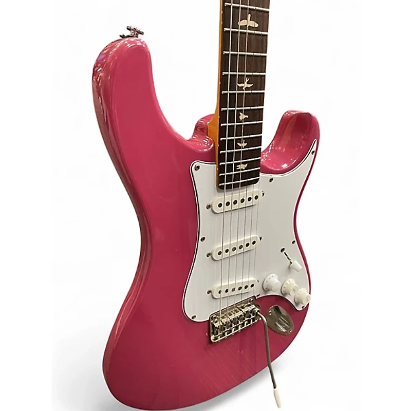 Used PRS SE Silver Sky Dragon Fruit Solid Body Electric Guitar