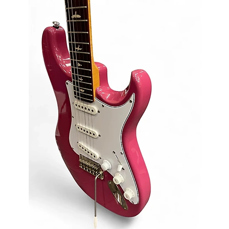 Used PRS SE Silver Sky Dragon Fruit Solid Body Electric Guitar