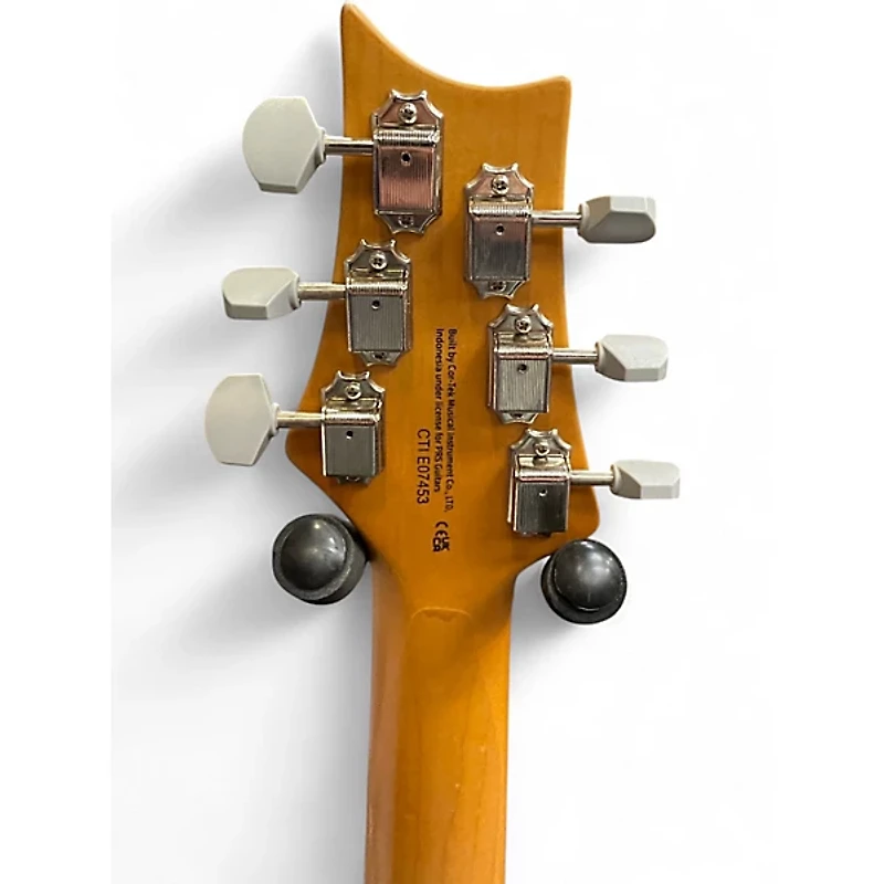 Used PRS SE Silver Sky Dragon Fruit Solid Body Electric Guitar