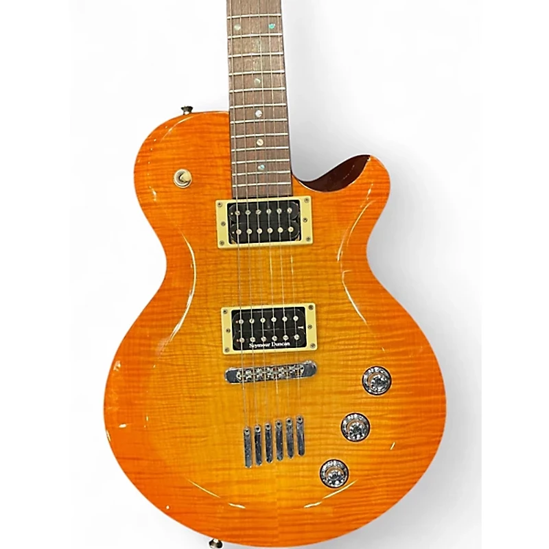 Used Yamaha AES620 Flametop Honeyburst Solid Body Electric Guitar