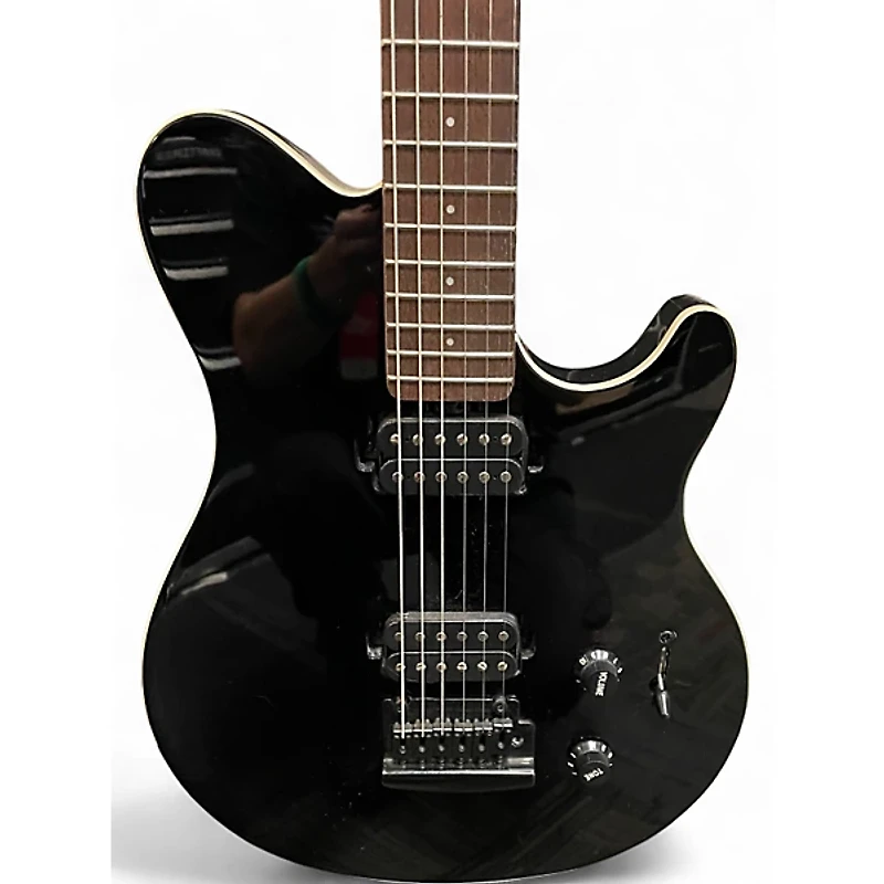Used Sterling by Music Man Sub AX3 Axis BLACK Solid Body Electric Guitar