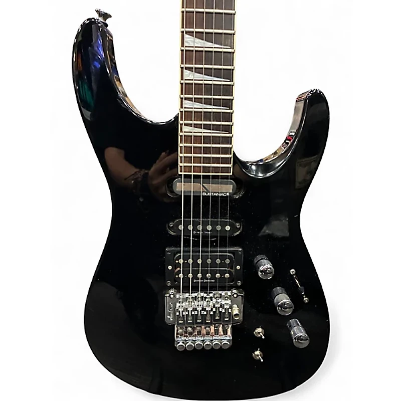 Used Jackson DK2S Sustainiac Black Solid Body Electric Guitar