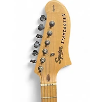 Used Squier Affinity Series Starcaster Black Hollow Body Electric Guitar