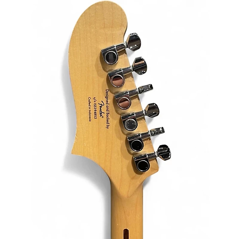 Used Squier Affinity Series Starcaster Black Hollow Body Electric Guitar