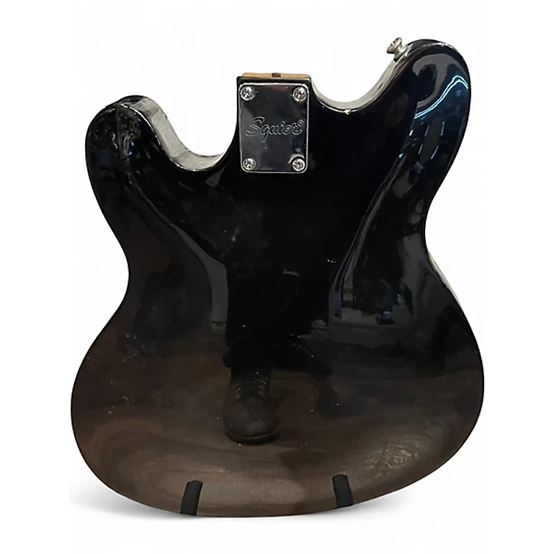 Used Squier Affinity Series Starcaster Black Hollow Body Electric Guitar