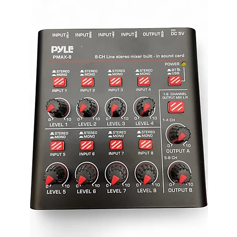 Used Pyle PMAX8 Unpowered Mixer