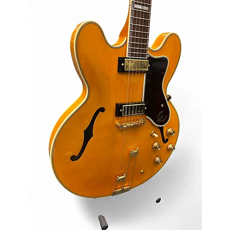 Used Epiphone Sheraton Blonde Hollow Body Electric Guitar