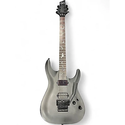 Used Schecter Guitar Research DAMIEN 6 FR Black Solid Body Electric Guitar