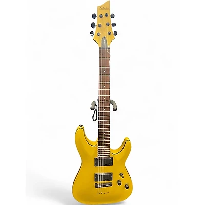 Used Schecter Guitar Research C1 Special GOLD Solid Body Electric Guitar