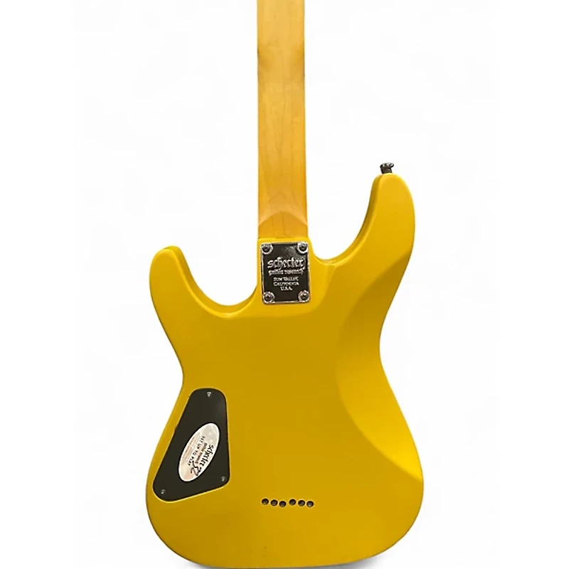 Used Schecter Guitar Research C1 Special GOLD Solid Body Electric Guitar