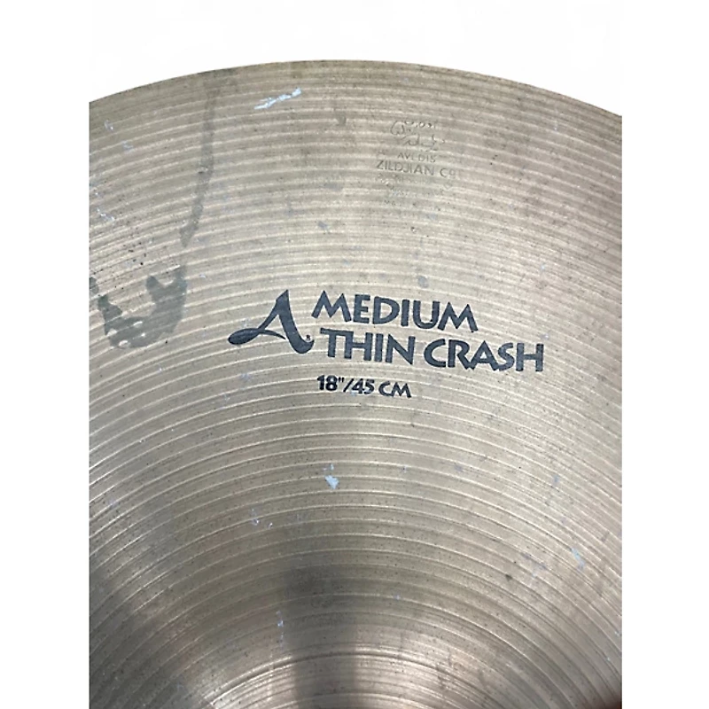 Used Zildjian 18in A Custom Crash Cymbal