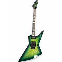 Used Schecter Guitar Research E-1 FR S Green Solid Body Electric Guitar