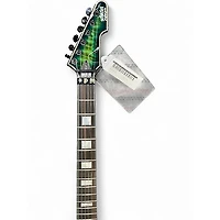 Used Schecter Guitar Research E-1 FR S Green Solid Body Electric Guitar